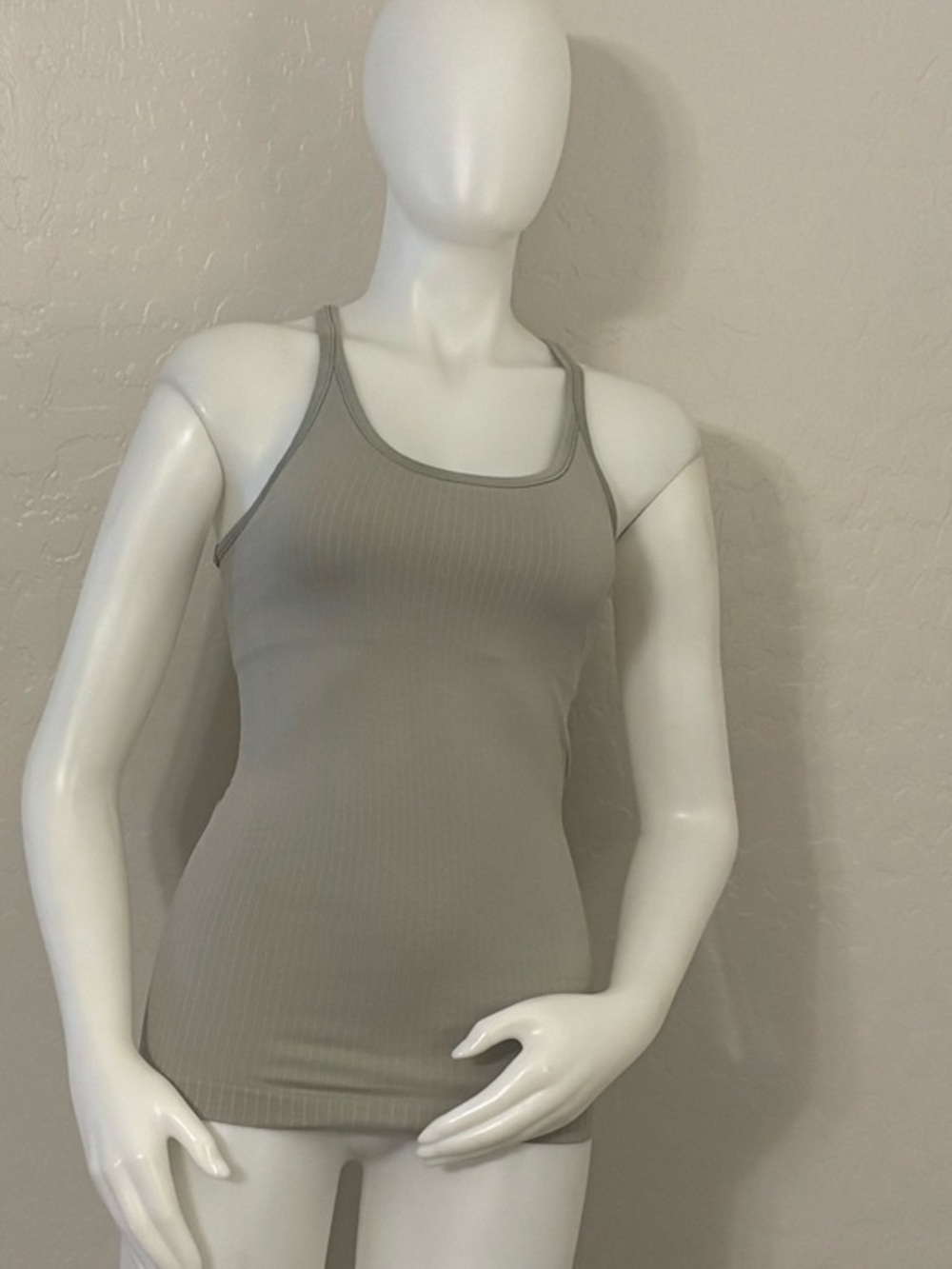 Lululemon Ribbed Y Racer Back Tank Gray Size 6